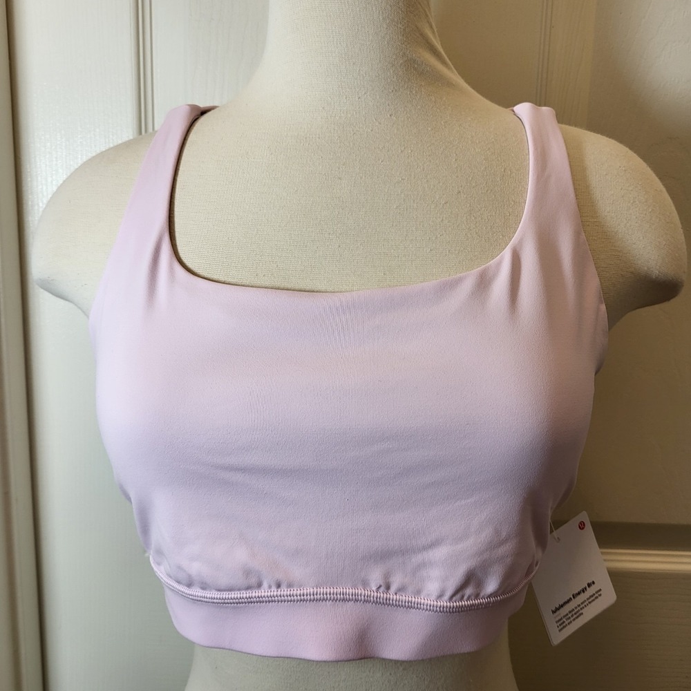 Lululemon Energy Bra Light Pink Size 12-Brand New!